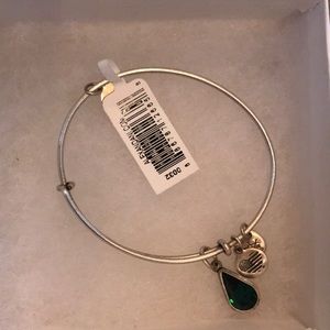 Alex and Ani Emerald Swarovski crystal bracelet